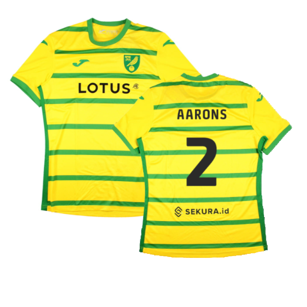 2023-2024 Norwich City Home Shirt (Aarons 2)