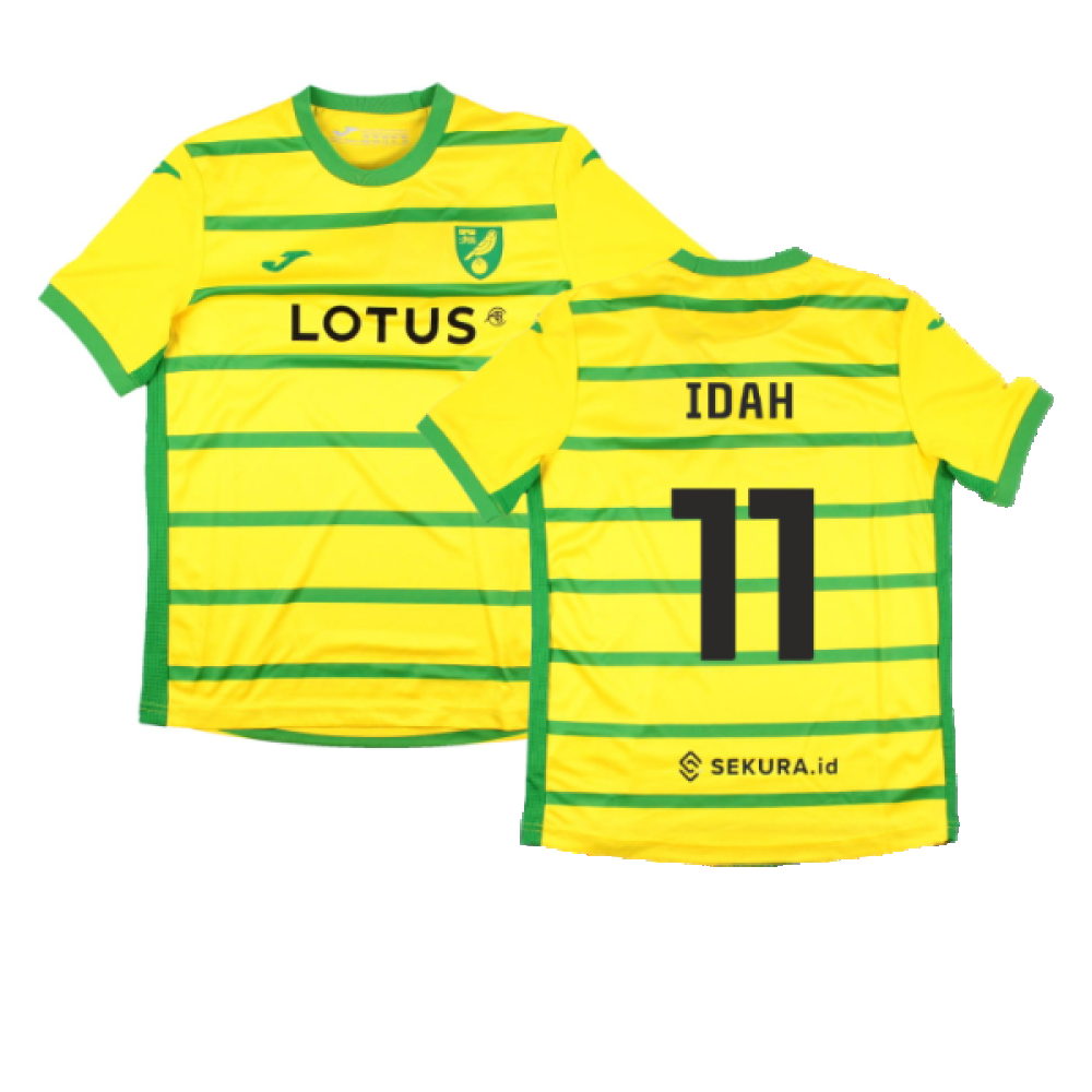 2023-2024 Norwich City Home Shirt (Kids) (Idah 11)