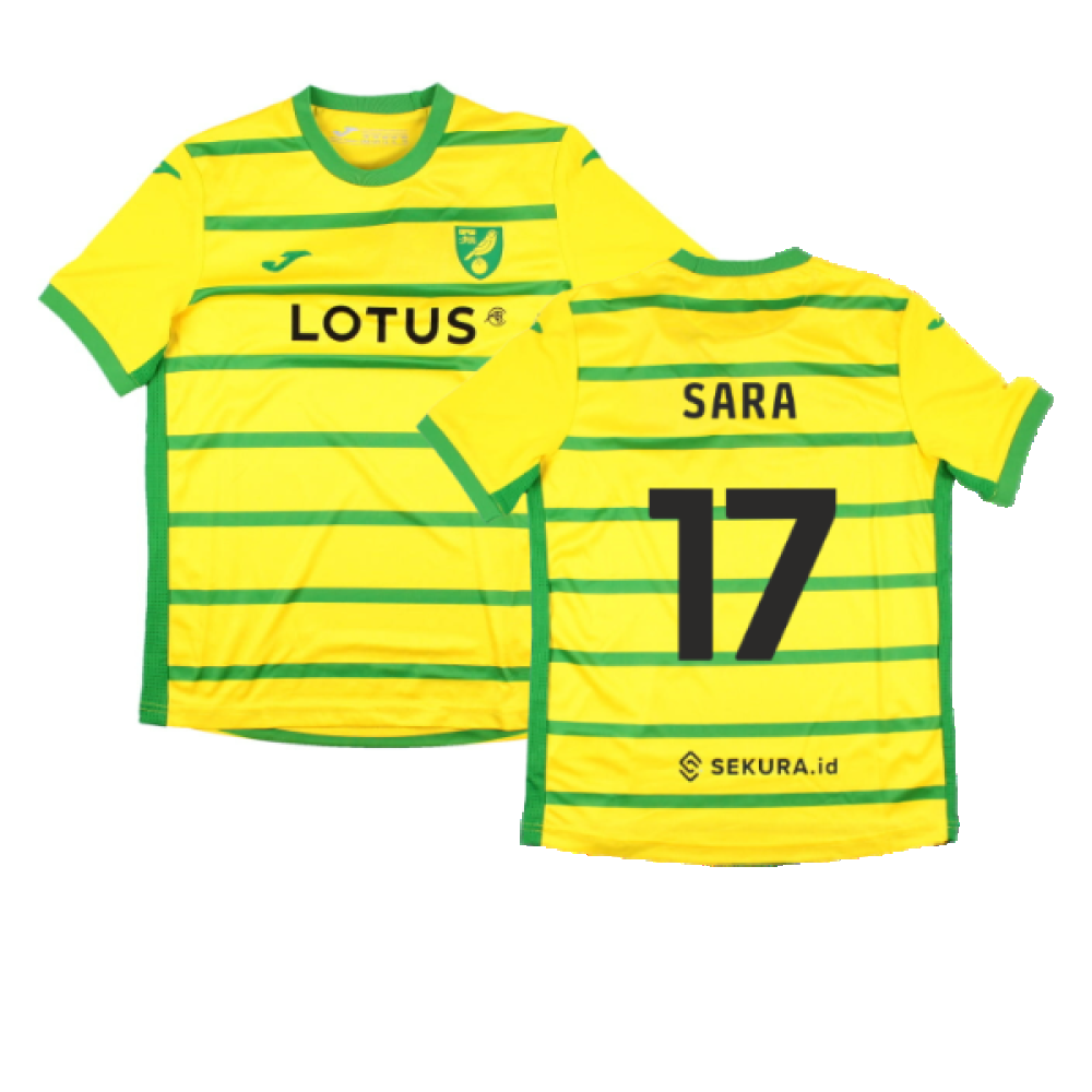 2023-2024 Norwich City Home Shirt (Kids) (Sara 17)