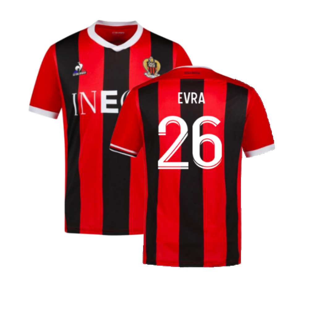 2023-2024 OGC Nice Home Shirt (Evra 26)