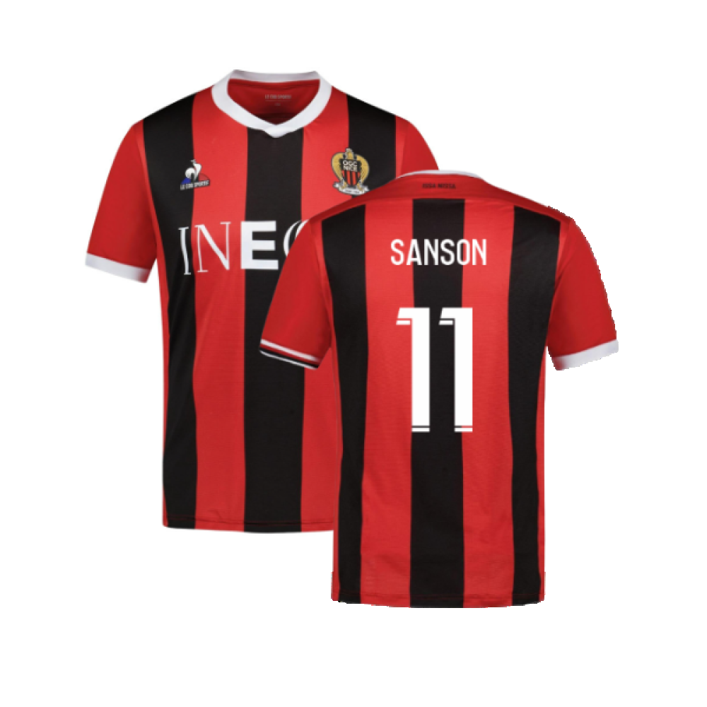 2023-2024 OGC Nice Home Shirt (Kids) (Sanson 11)