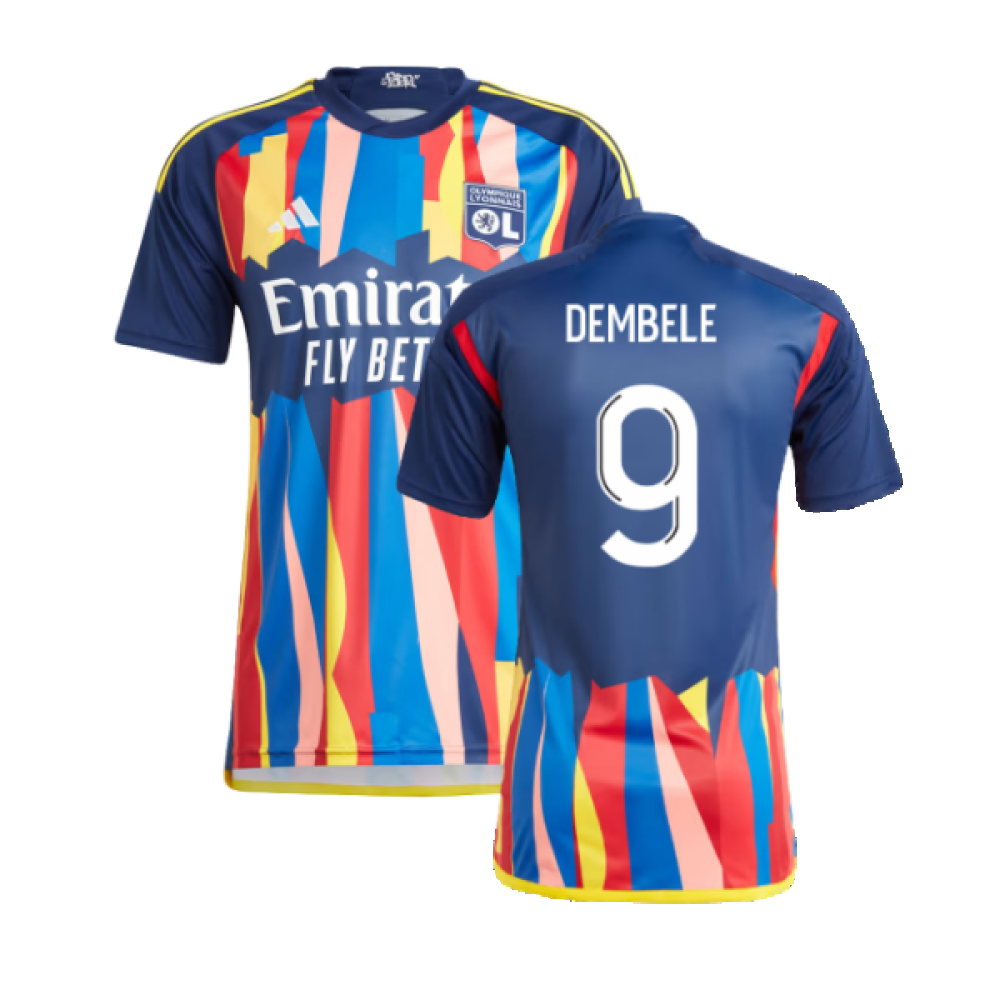 2023-2024 Olympique Lyon Third Shirt (Dembele 9)