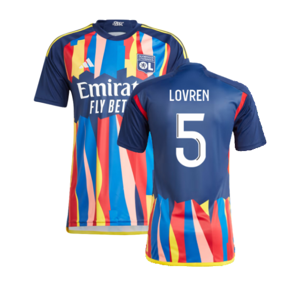 2023-2024 Olympique Lyon Third Shirt (Lovren 5)