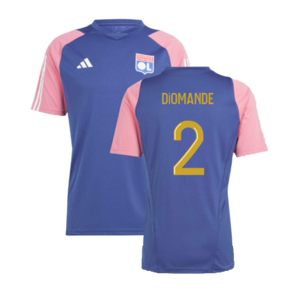 2023-2024 Olympique Lyon Training Jersey (Navy) (Diomande 2)