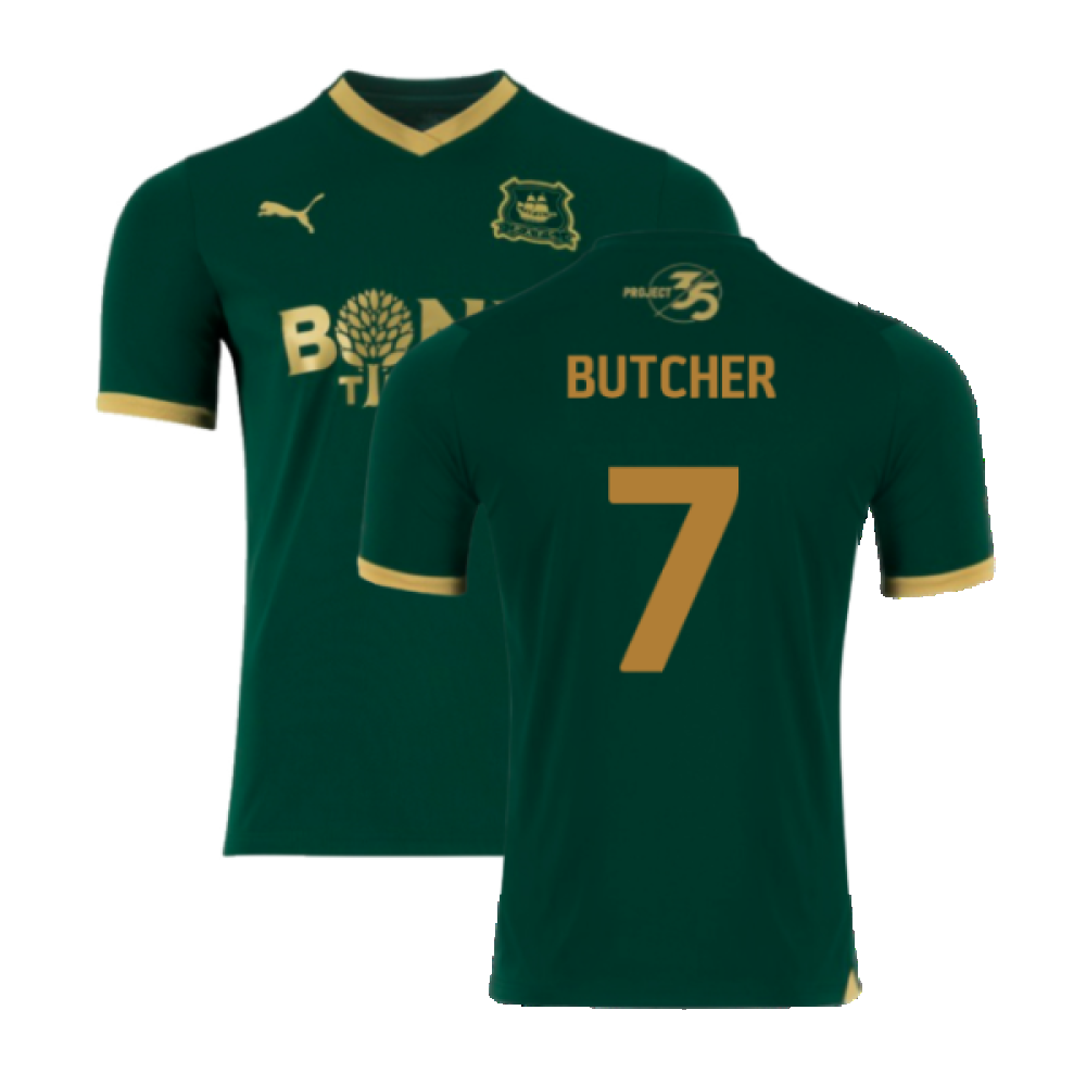 2023-2024 Plymouth Argyle Home Shirt (Butcher 7)