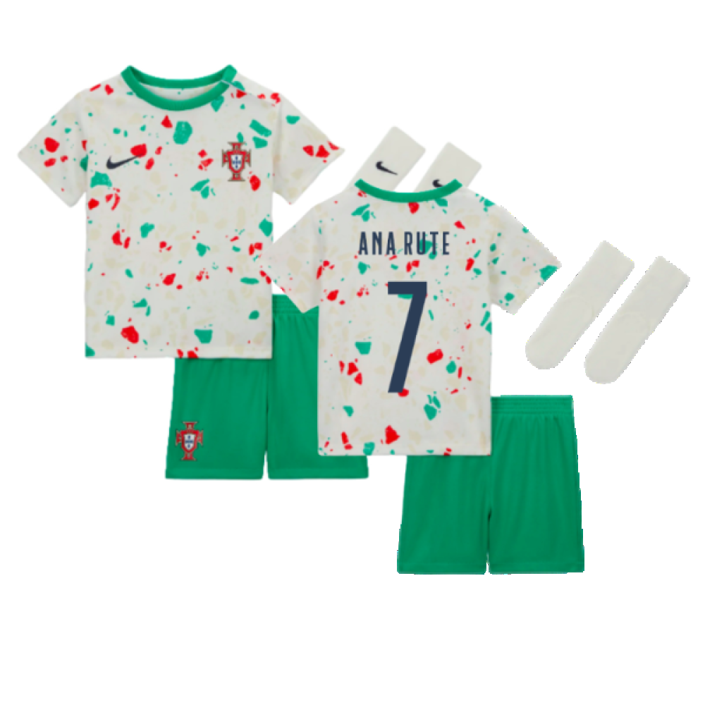 2023-2024 Portugal Away Infants Baby Kit (Ana Rute 7)