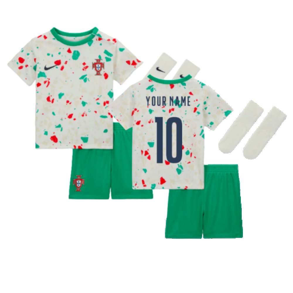2023-2024 Portugal Away Infants Baby Kit (Your Name)