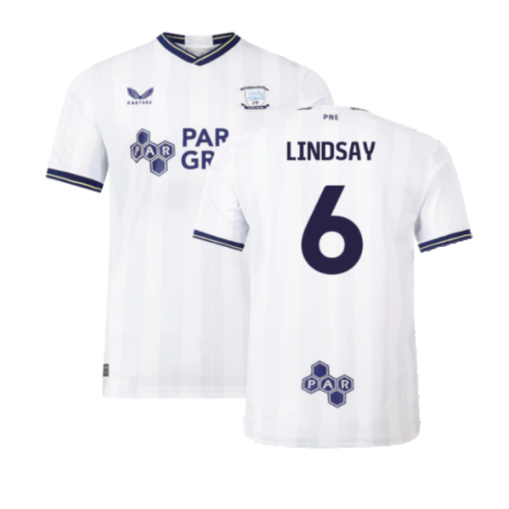 2023-2024 Preston North End Home Shirt (Kids) (Lindsay 6)