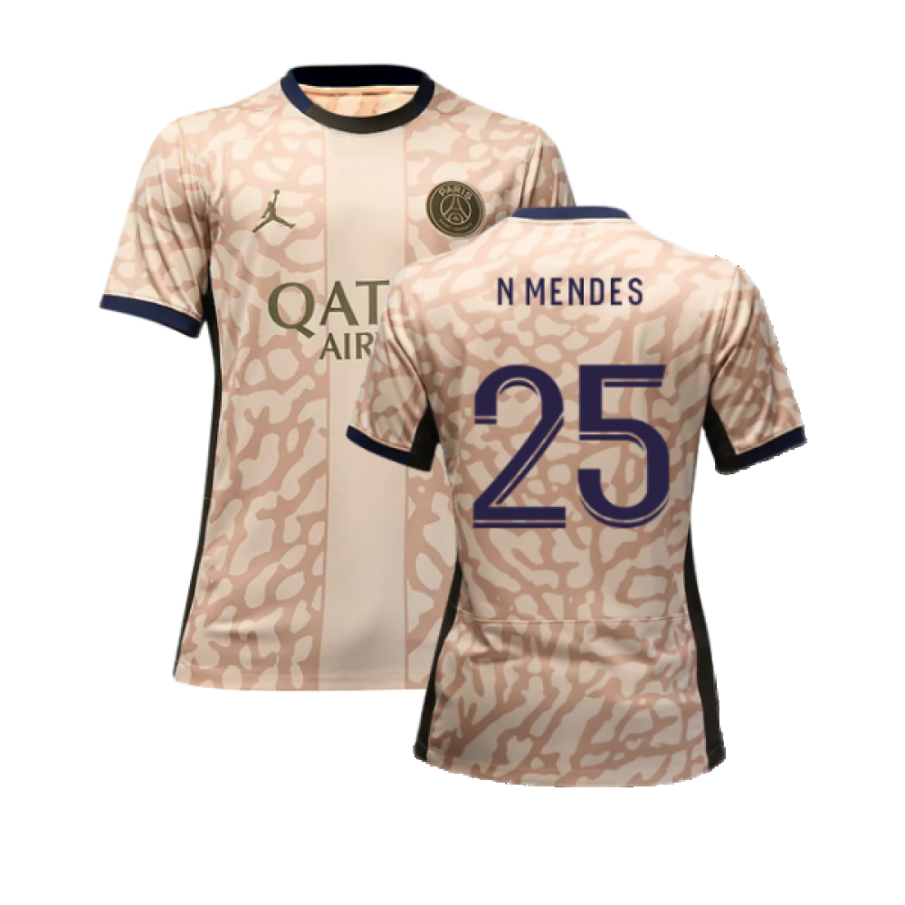 2023-2024 PSG 4th Shirt (N Mendes 25)