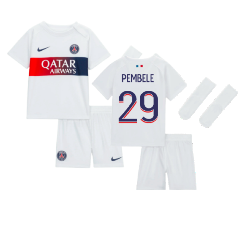 2023-2024 PSG Away Baby Kit (Pembele 29)