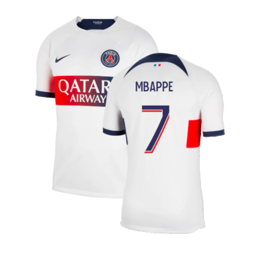 2023-2024 PSG Away Shirt (Mbappe 7)