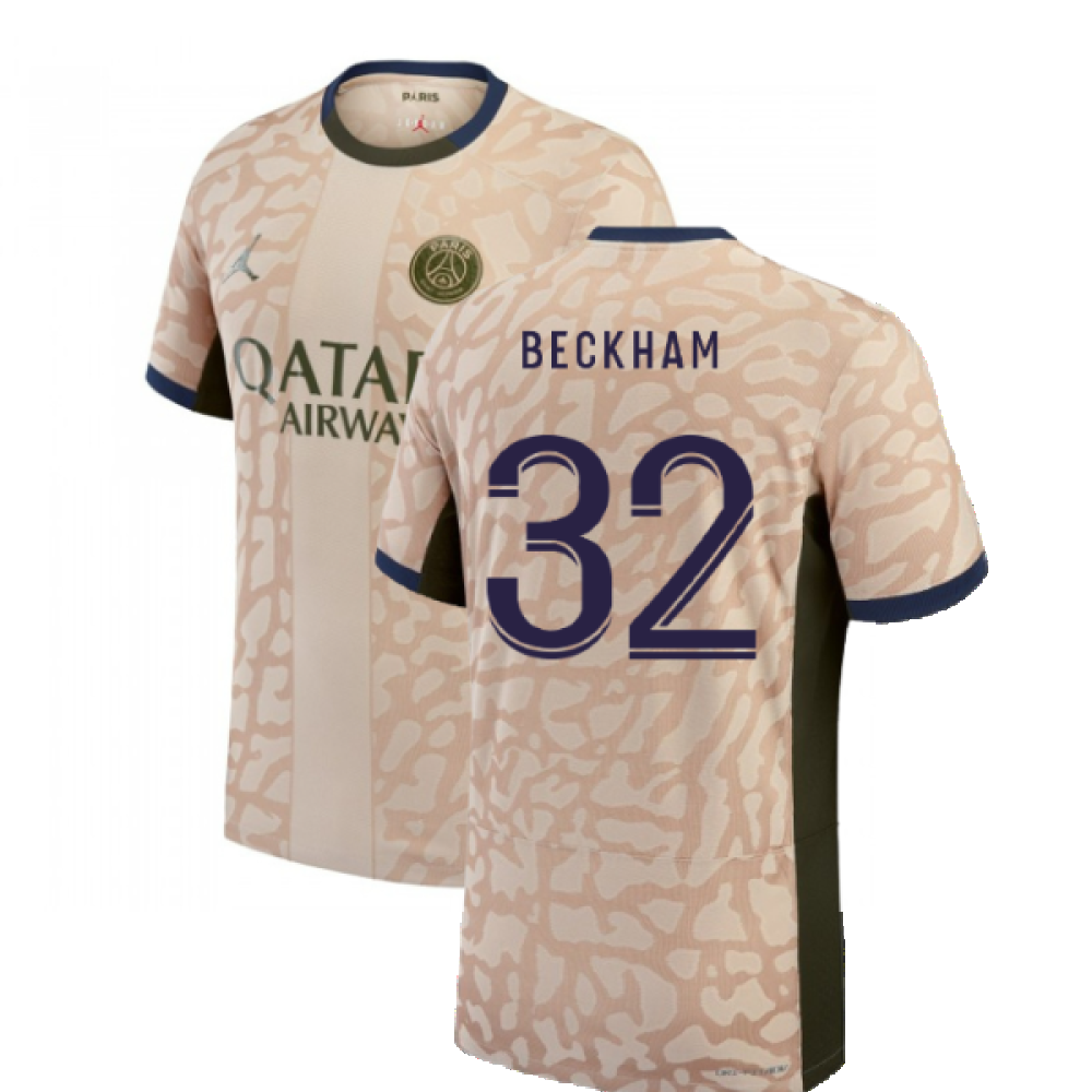 2023-2024 PSG Fourth Vapor Football Shirt (Beckham 32)