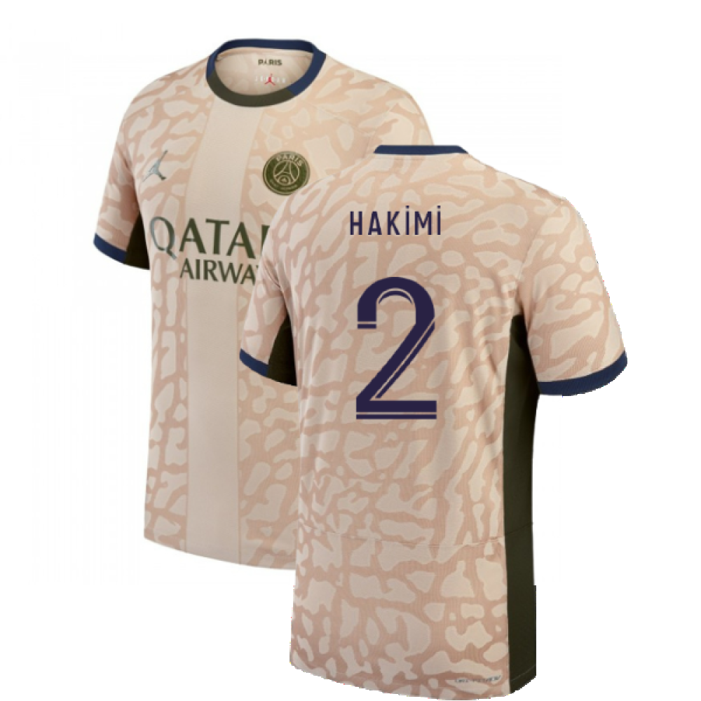 2023-2024 PSG Fourth Vapor Football Shirt (Hakimi 2)