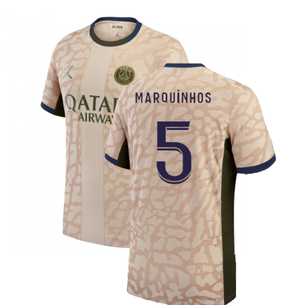 2023-2024 PSG Fourth Vapor Football Shirt (Marquinhos 5)