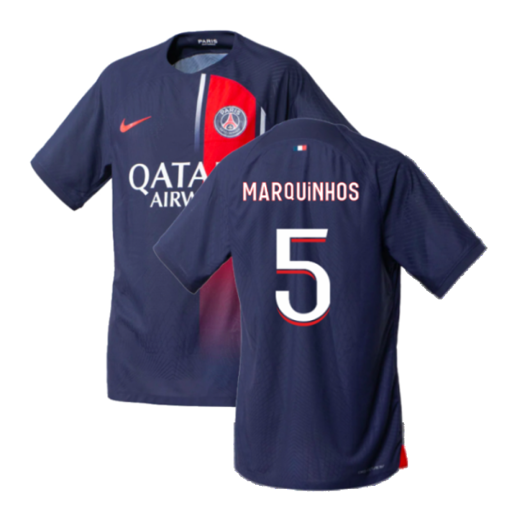 2023-2024 PSG Home Match Authentic Shirt (Marquinhos 5)