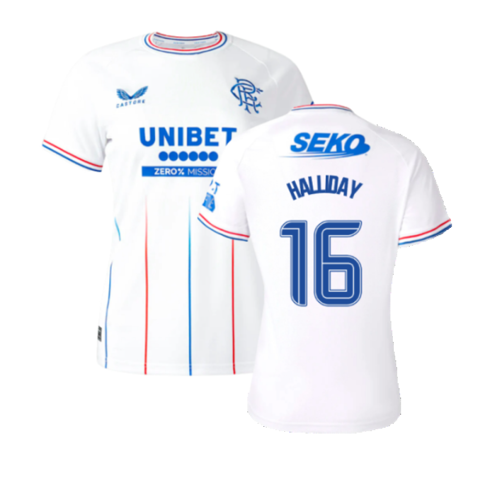 2023-2024 Rangers Away Shirt (Ladies) (Halliday 16)