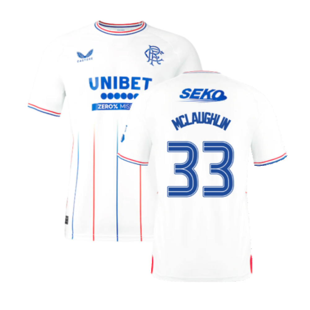 2023-2024 Rangers Away Shirt (McLaughlin 33)