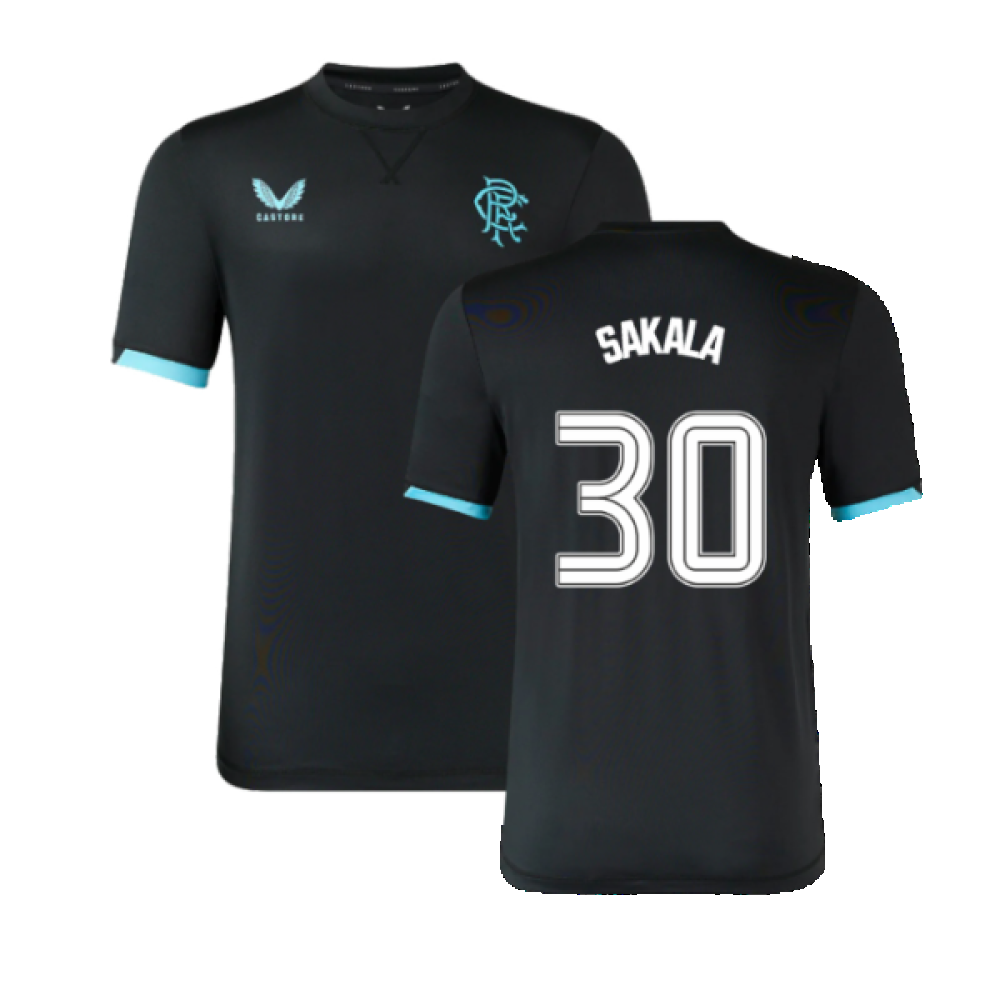 2023-2024 Rangers Players Travel SS Tee (Black) (Sakala 30)