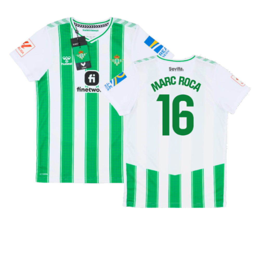 2023-2024 Real Betis Home Shirt (Kids) (MARC ROCA 16)