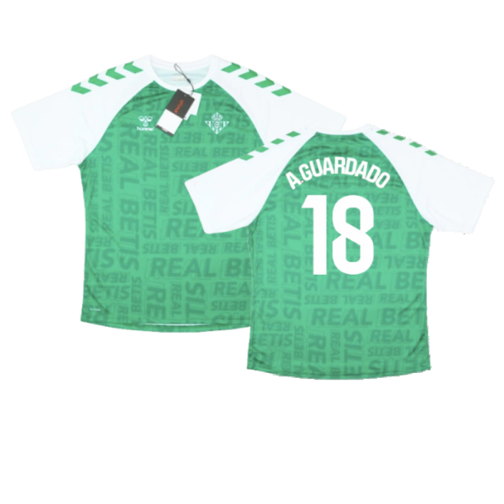 2023-2024 Real Betis Pre-Match Shirt (Green) (A.GUARDADO 18)