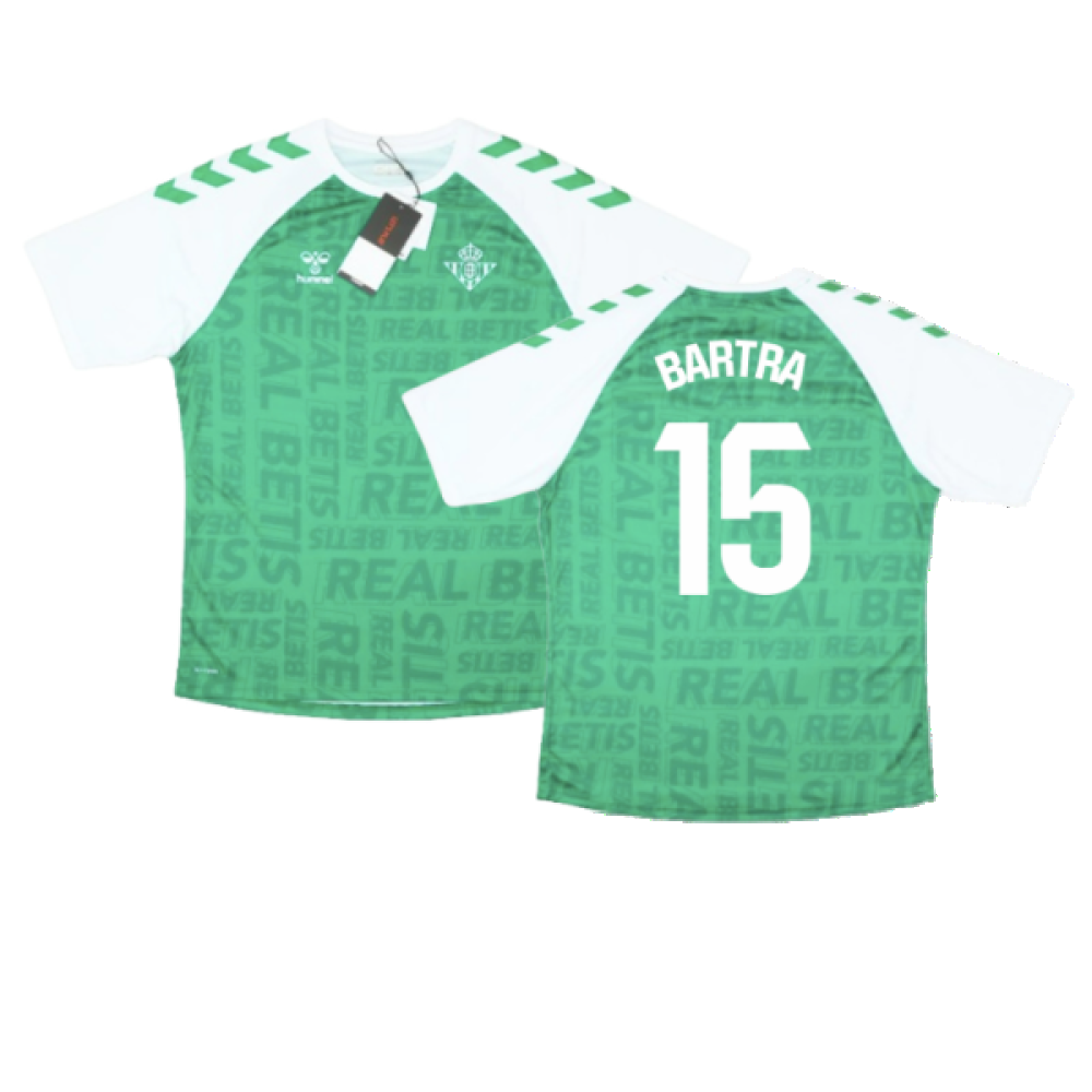 2023-2024 Real Betis Pre-Match Shirt (Green) (BARTRA 15)