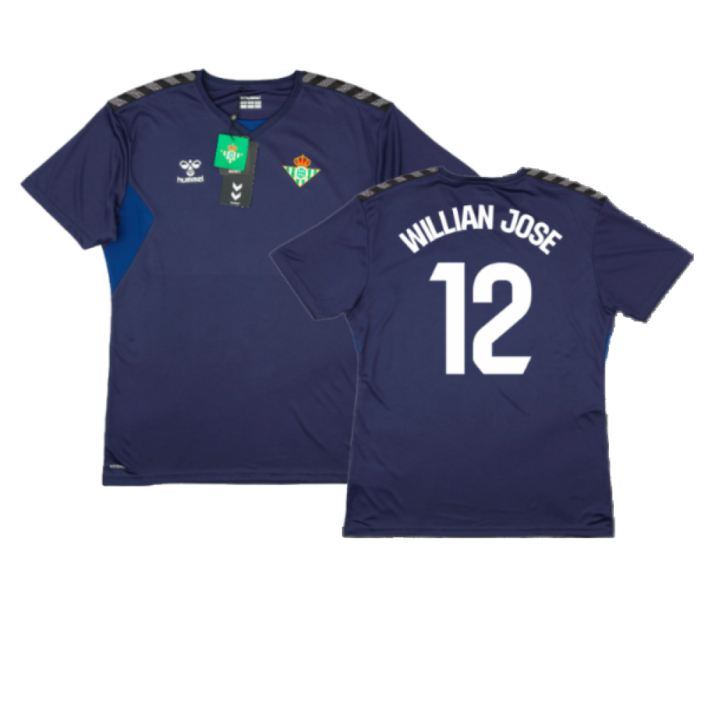 2023-2024 Real Betis Training Shirt (Navy) (WILLIAN JOSE 12)