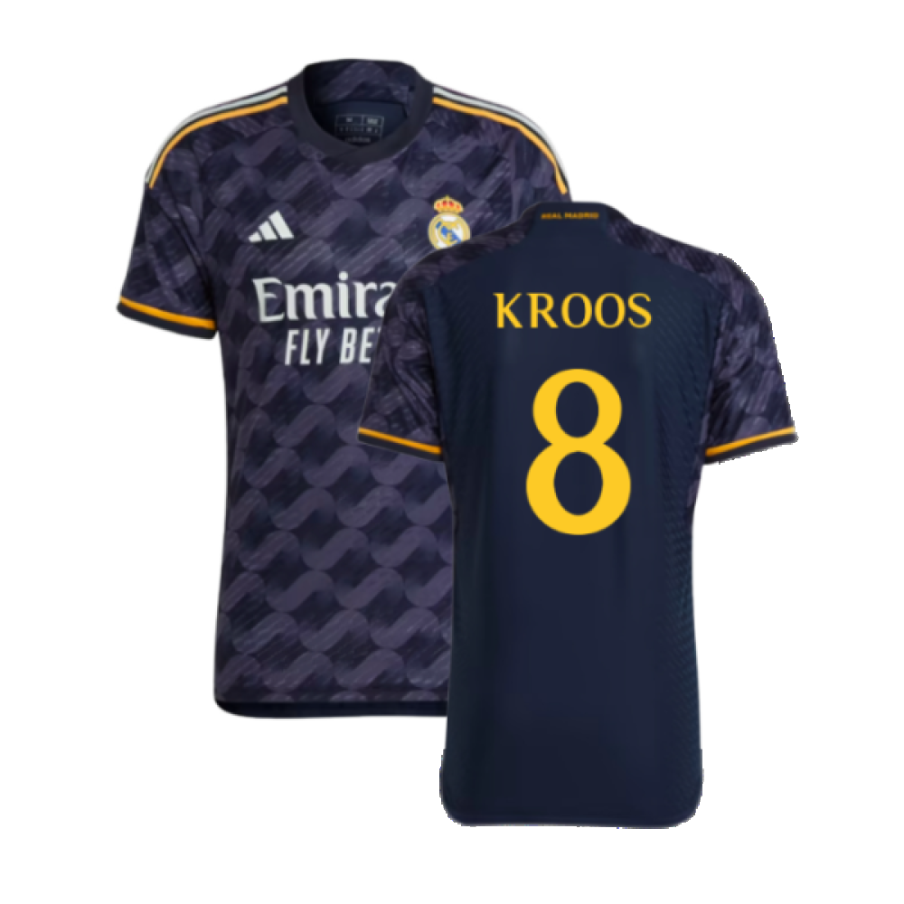 2023-2024 Real Madrid Authentic Away Shirt (Kroos 8)