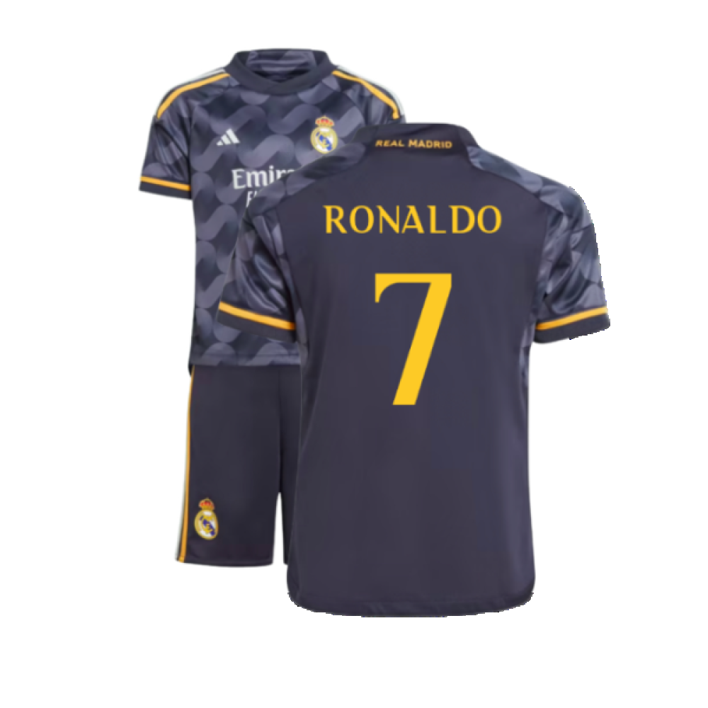 2023-2024 Real Madrid Away Mini Kit (Ronaldo 7)