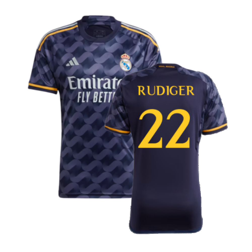 2023-2024 Real Madrid Away Shirt (Rudiger 22)