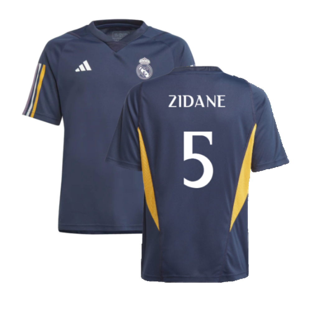 2023-2024 Real Madrid Core Tee (Legend Ink) - Kids (Zidane 5)