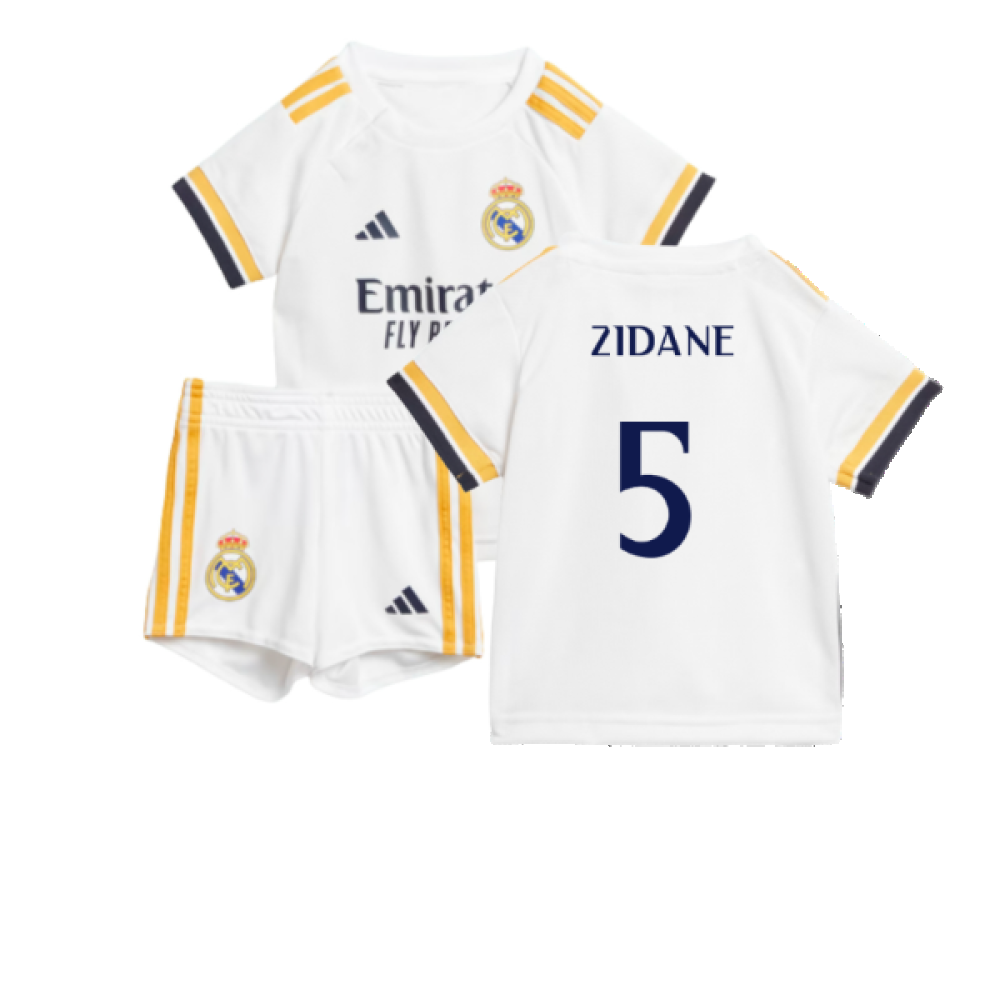 2023-2024 Real Madrid Home Baby Kit (Zidane 5)