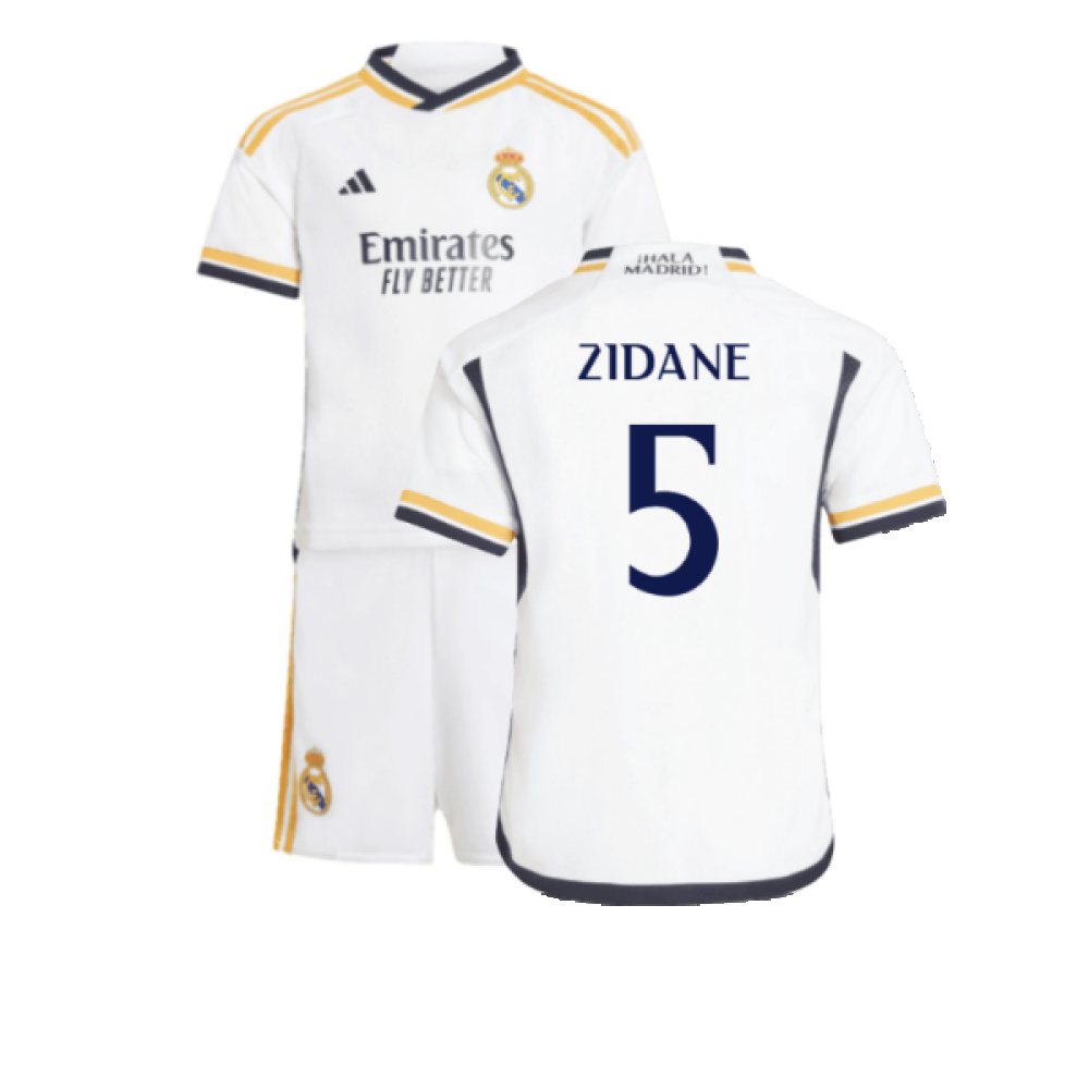 2023-2024 Real Madrid Home Mini Kit (Zidane 5)