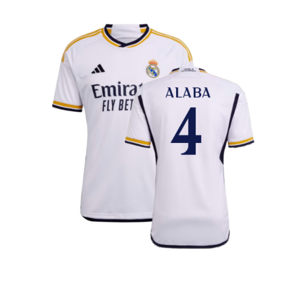 2023-2024 Real Madrid Home Shirt (Alaba 4)