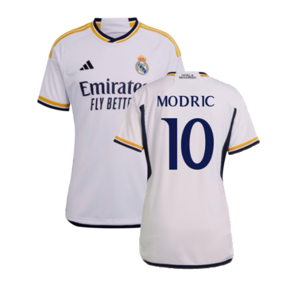 2023-2024 Real Madrid Home Shirt (Ladies) (Modric 10)