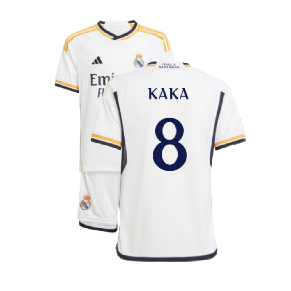 2023-2024 Real Madrid Home Youth Kit (Kaka 8)