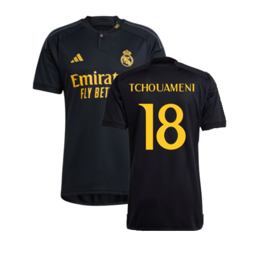 2023-2024 Real Madrid Third Shirt (Tchouameni 18)