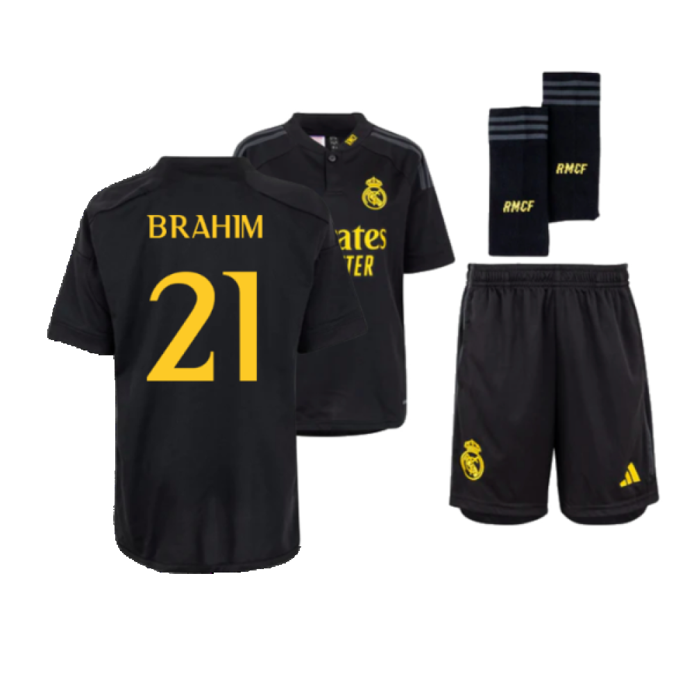 2023-2024 Real Madrid Third Youth Kit (Brahim 21)