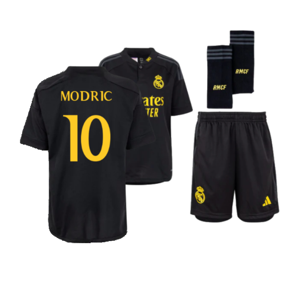 2023-2024 Real Madrid Third Youth Kit (Modric 10)