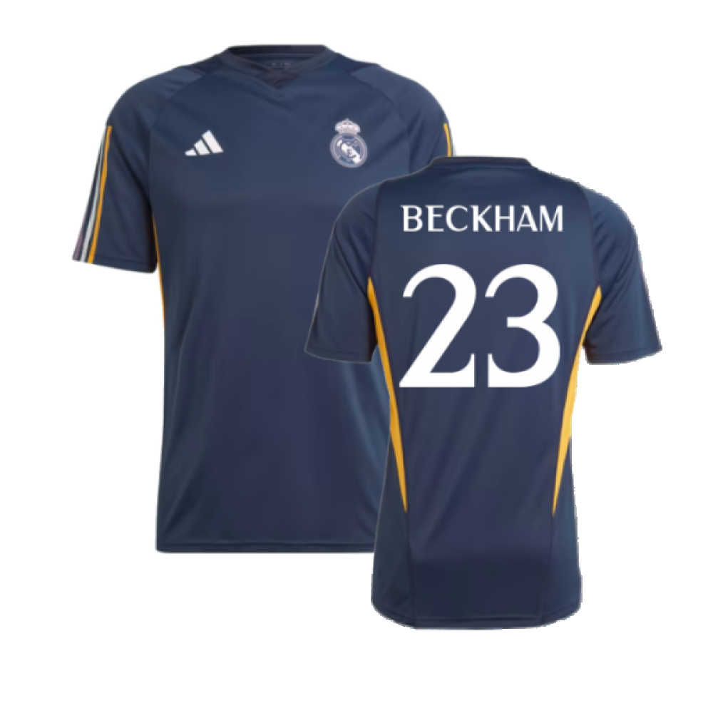 2023-2024 Real Madrid Training Shirt (Legend Ink) (Beckham 23)