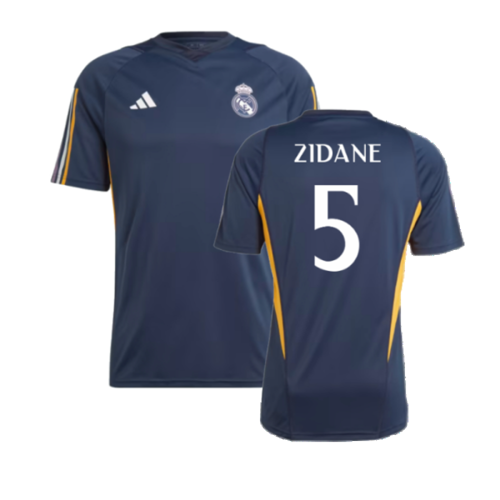 2023-2024 Real Madrid Training Shirt (Legend Ink) (Zidane 5)