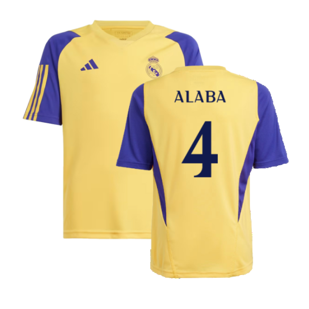 2023-2024 Real Madrid Training Shirt (Spark) - Kids (Alaba 4)