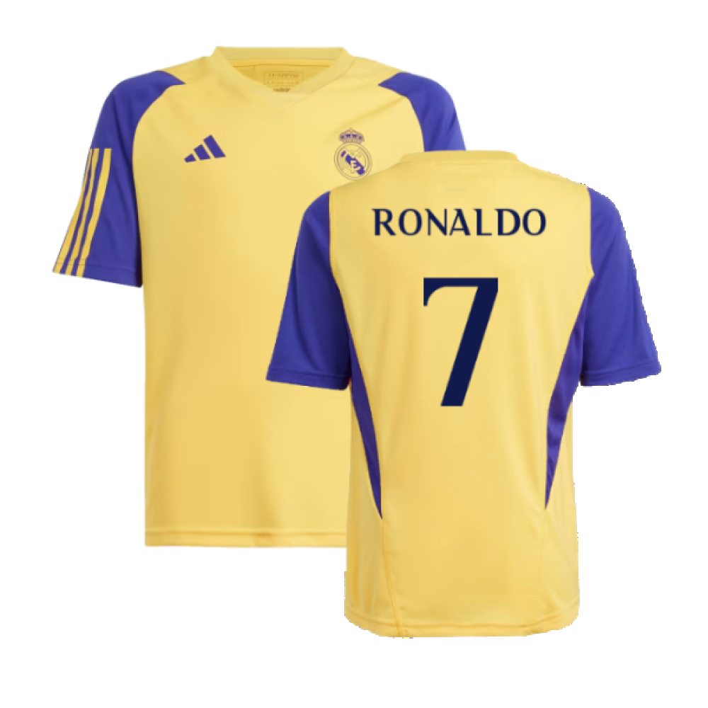 2023-2024 Real Madrid Training Shirt (Spark) - Kids (Ronaldo 7)