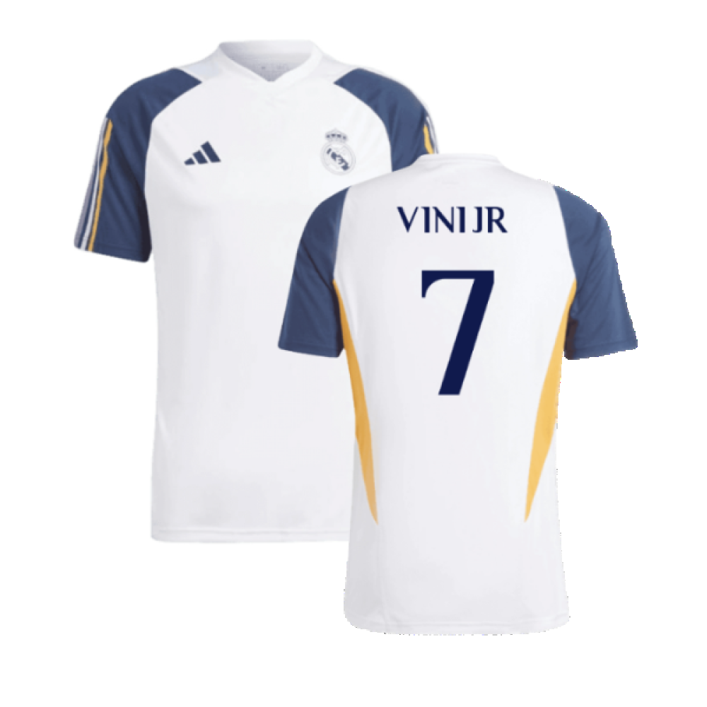 2023-2024 Real Madrid Training Shirt (White) (Vini Jr 7)