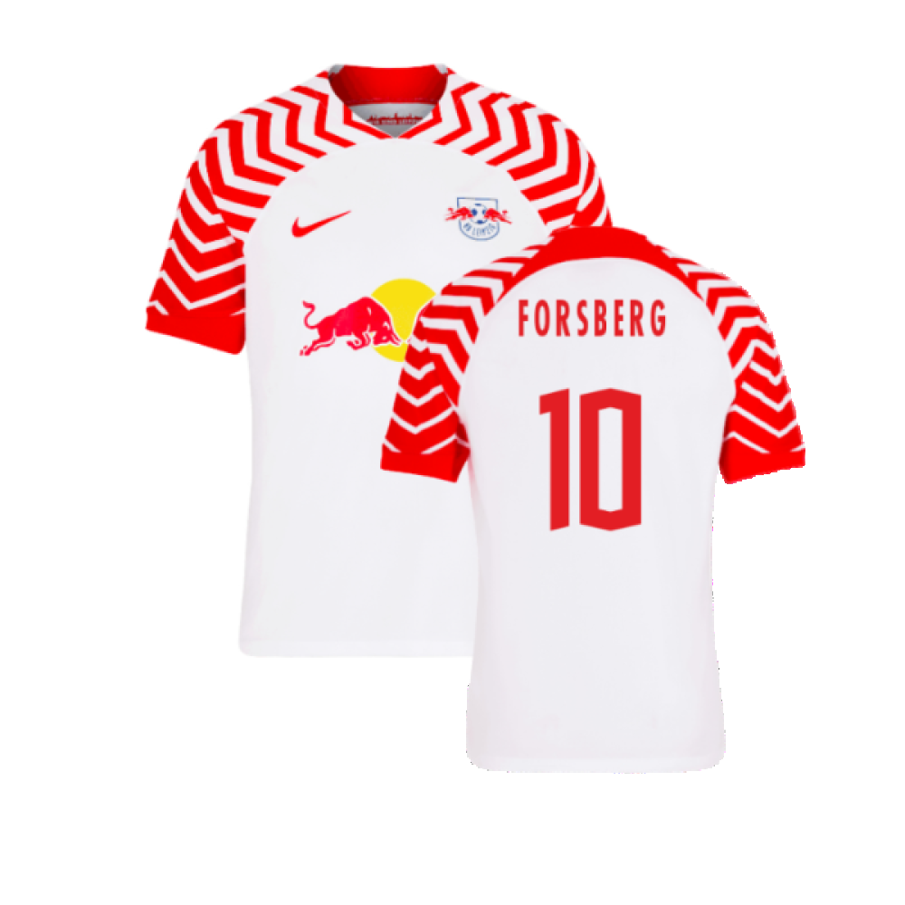 2023-2024 Red Bull Leipzig Home Shirt (Forsberg 10)