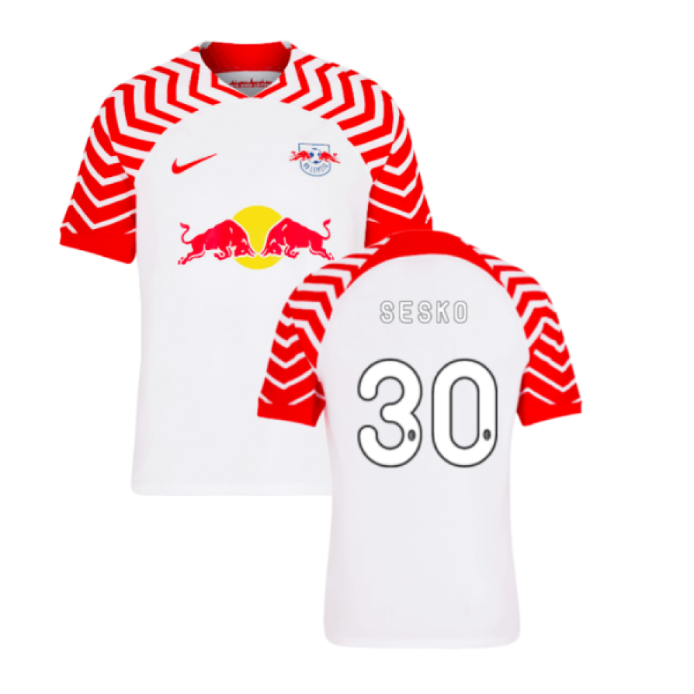 2023-2024 Red Bull Leipzig Home Shirt (Sesko 30)