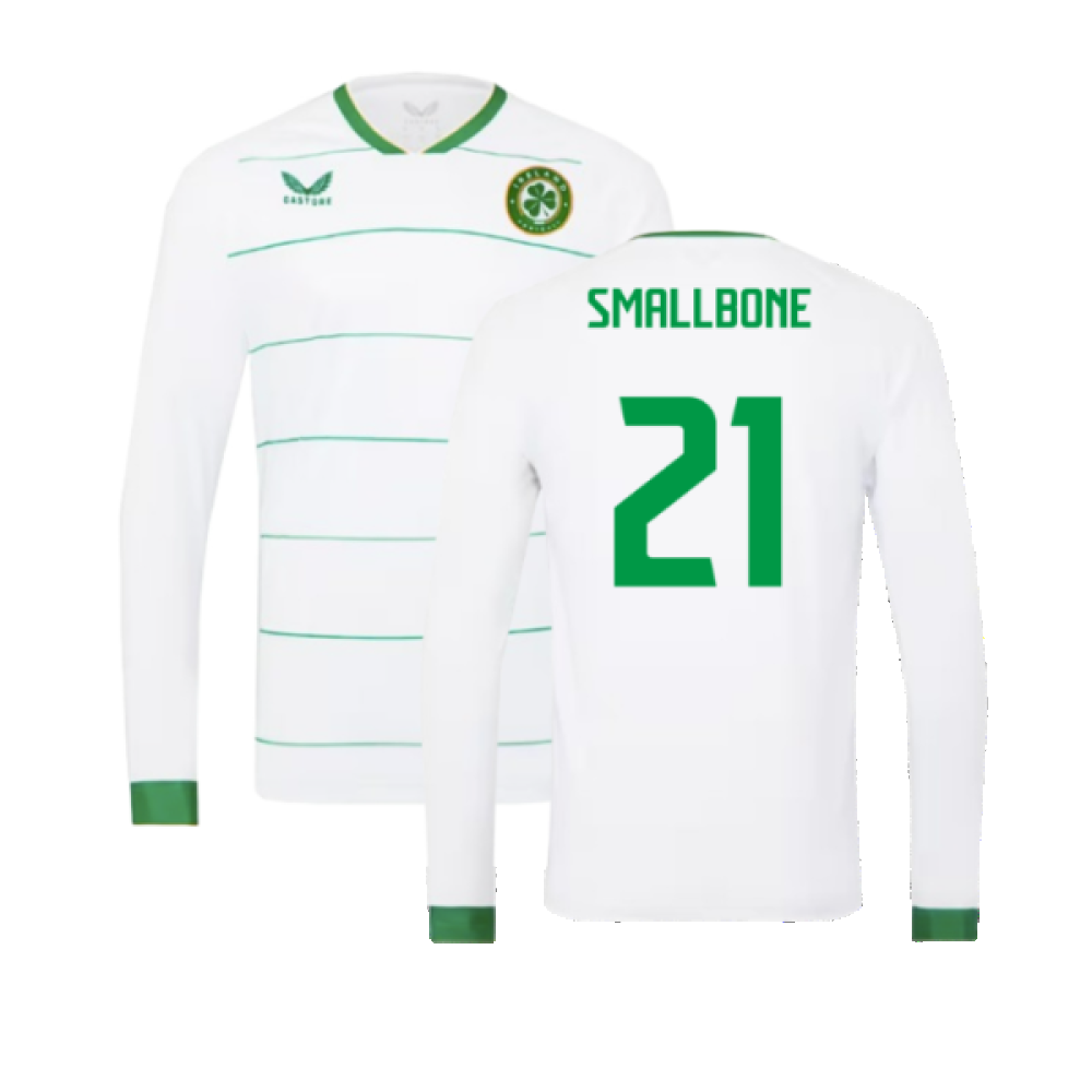 2023-2024 Republic of Ireland Away Long Sleeve Shirt (Smallbone 21)