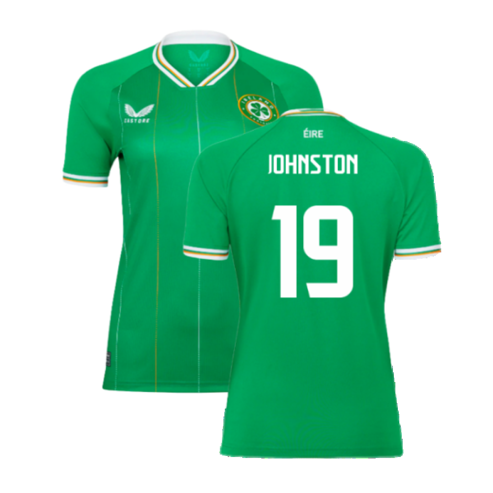 2023-2024 Republic of Ireland Home Shirt (Ladies) (Johnston 19)