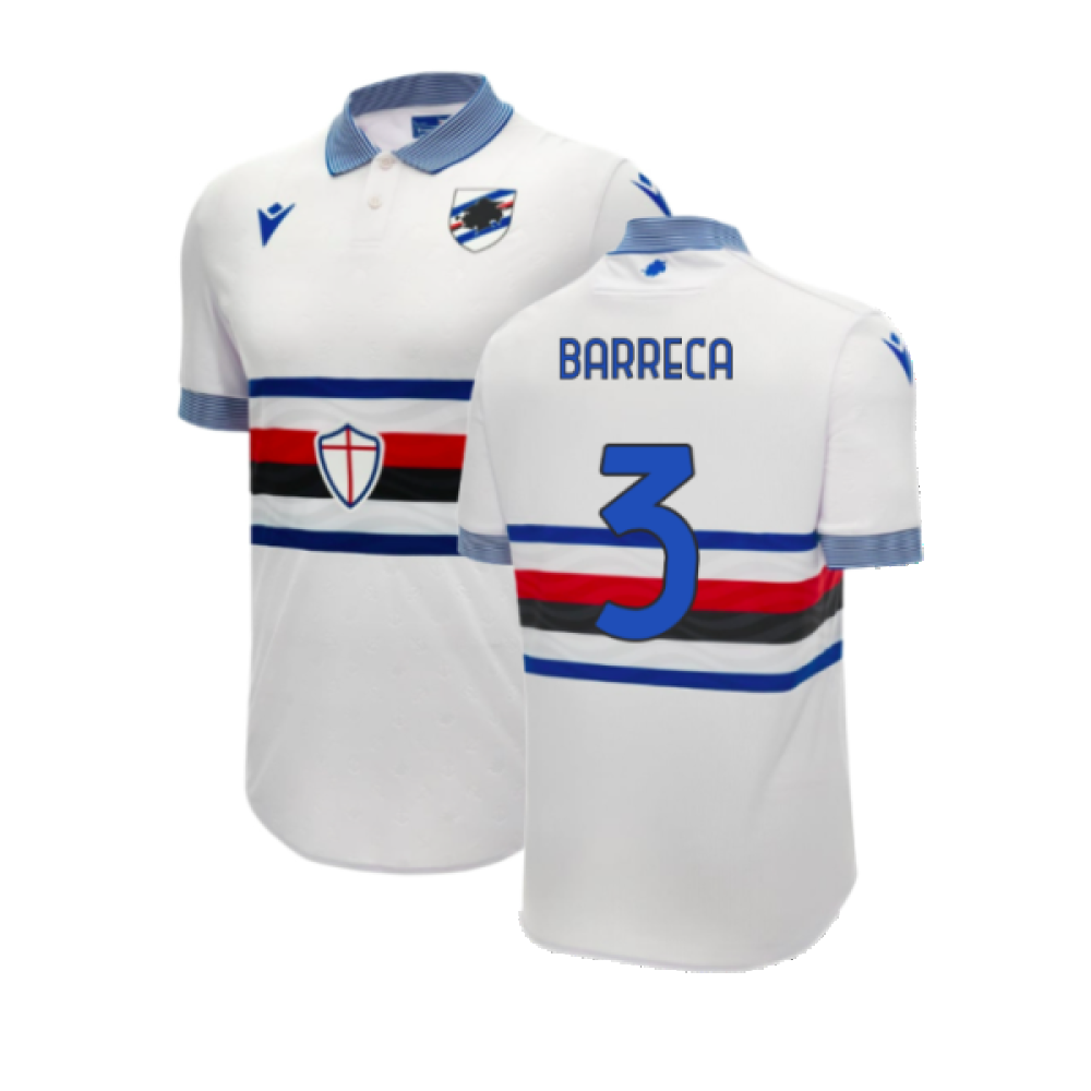 2023-2024 Sampdoria Away Shirt (BARRECA 3)