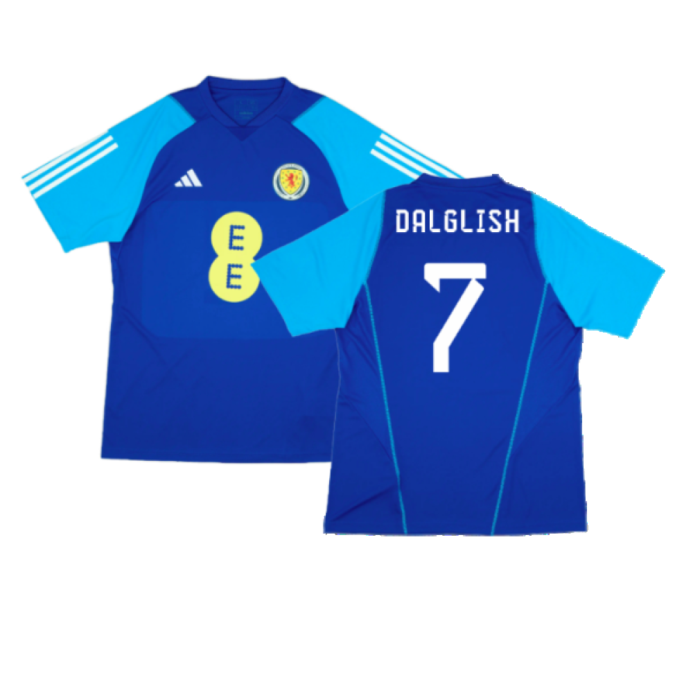 2023-2024 Scotland Player Issue Training Shirt (Blue) (Dalglish 7)