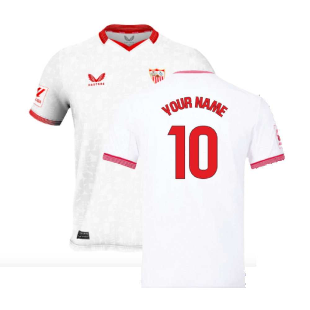 2023-2024 Sevilla Home Shirt (Kids) (Your Name)